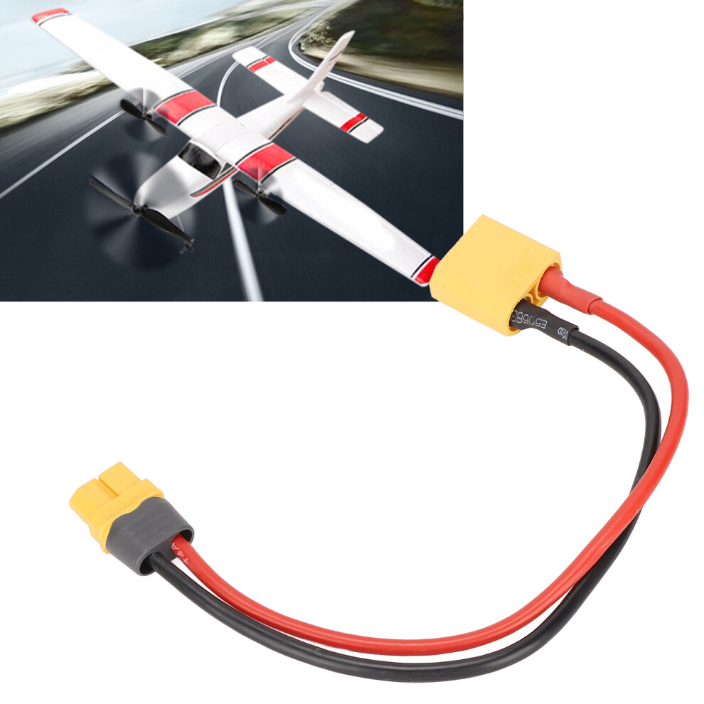 Xt60h F To Xt90 Male Adapter Cable Super Soft Reusable Xt90 Male Connector For Car Models Airplane Models Ship Models 7641321401195