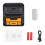 Portable BT Label Maker Wireless 80mm Thermal Receipt Printer BT Connection Use with APP Compatible with IOS Android Smartphone Adjustable 15