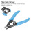 VCFS-33 Pelacables 2-3 mm, Acero aleado 7