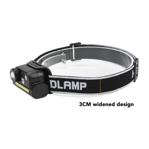 Kopflampe mit Bewegungssensor 2000 mAh 18650 RGB 3 cm IPX4 2