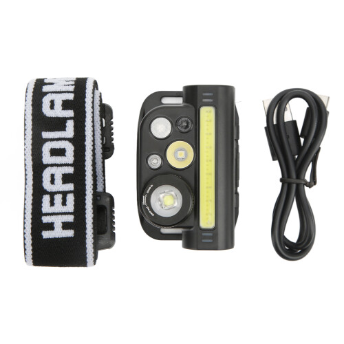 Kopflampe mit Bewegungssensor 2000 mAh 18650 RGB 3 cm IPX4 1