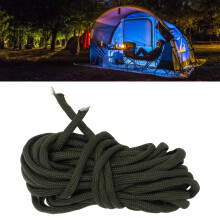 Cuerda de seguridad de 9 núcleos 5m verde nylon/poliéster