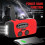 Notfall-Sonnenradio 1200mAh 128x60x45mm Rot/Grün 1