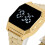 Reloj LED dorado 8086, 210 mAh, 1,6/3,5/1,1 cm 11