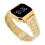 Reloj LED dorado 8086, 210 mAh, 1,6/3,5/1,1 cm 10
