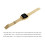 Reloj LED dorado 8086, 210 mAh, 1,6/3,5/1,1 cm 4