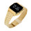 Reloj LED dorado 8086, 210 mAh, 1,6/3,5/1,1 cm 8
