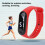 Reloj digital AG10 2x80mAh Rojo, esfera 1,2 cm 10