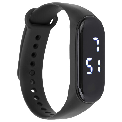 Reloj digital AG10 2x80mAh 1.2cm LED Blanco, Negro