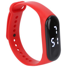 Digitale Uhr Rot AG10 2x80mAh 1,2 cm Zifferblatt