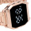 8086 210 mAh Reloj LED de oro rosa, esfera de 3,5 cm 10