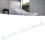 Perchero de pared de aluminio blanco 5 ganchos 44.6x3.2 cm 13