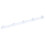 Perchero de pared de aluminio blanco 5 ganchos 44.6x3.2 cm 1