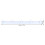 Perchero de pared de aluminio blanco 5 ganchos 44.6x3.2 cm 10