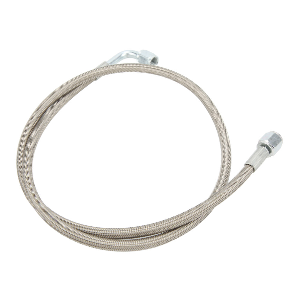 Turbo Oil Feed Line 4An 90 Degree Stainless Steel Braided Oil Feed Tube Pipe Hose 24 Inches 4941321407993