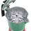 No. 6 cafetera de aluminio para estufa verde de 300 ml 4