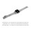 Reloj LED 8086 Plateado, 210 mAh, correa de 1,6 cm, 3,5 cm 3
