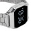 Reloj LED 8086 Plateado, 210 mAh, correa de 1,6 cm, 3,5 cm 6