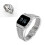 Reloj LED 8086 Plateado, 210 mAh, correa de 1,6 cm, 3,5 cm 1