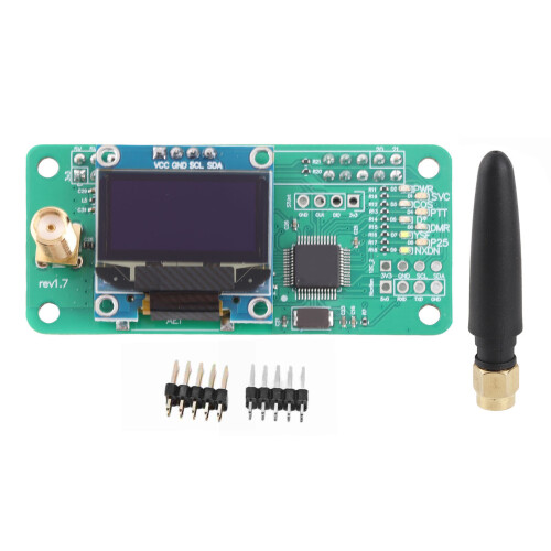Kit de módulo hotspot MMDVM, ABS verde, pantalla LED 1