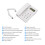 VTC-500 LCD de 16 dígitos, Negro/Blanco 19.3x15.2x6.2cm 8