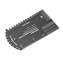 Regla de calibre de cuerdas 22g 91510.55mm Negro mate