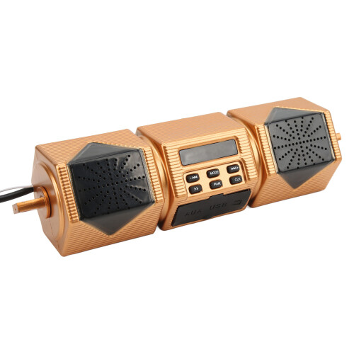 Motorrad-Lenkerhalterung MP3-Lautsprecher 2x5W IP54 2