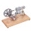 Stirlingmotor Modell 3.0-5.0V 160x85x95mm Silber 15