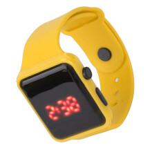 Amarillo AG3 2x35mAh reloj deportivo cuadrado, 2.2cm