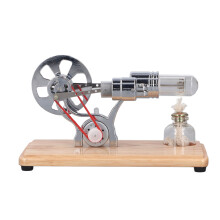 Stirlingmotor Modell 3.0-5.0V 160x85x95mm Silber