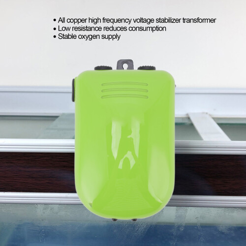 Bomba de oxígeno para acuario recargable 2 salidas 2000 mAh 2