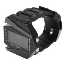8043 Reloj deportivo LED 210 mAh, correa de 2,2 cm, negro