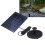 Fuente solar 7V 2.5W ABS, elevación 110cm, 190L/H 14
