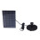 Fuente solar 7V 2.5W ABS, elevación 110cm, 190L/H 9