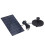 Fuente solar 7V 2.5W ABS, elevación 110cm, 190L/H 16