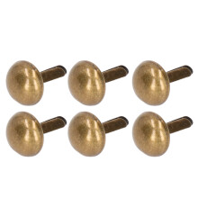 200 piezas de tachuelas de tapicería de bronce 0.31 in 8x8x15 mm