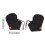 Guantes para manillar de tela Oxford impermeables 8