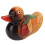Mandarinente-Statue aus Eiche 15x6,5x10,5 cm handbemalt 4