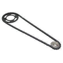 Cadena 420, 155 mm, piñón trasero de 37 dientes y piñón delantero de 17 dientes. Compatible con mini motos de 50cc-125cc y ATV.