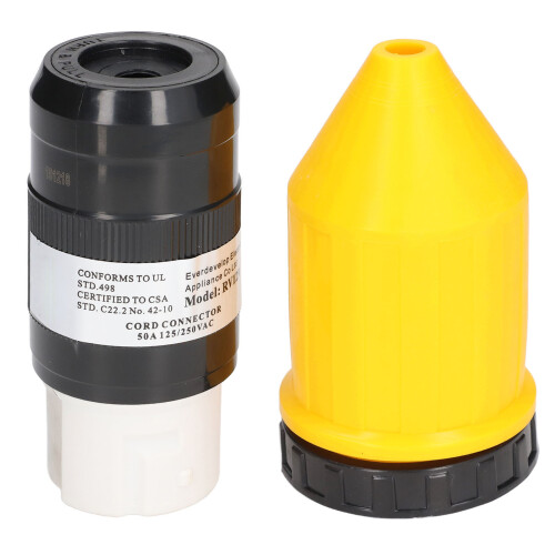 Conector Twist-Lock RV 50A 125/250V ABS latón 1
