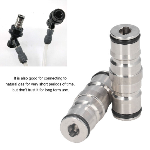 2 piezas Conector de poste Ball Lock, acero inoxidable 5x1.5x1.5cm 2