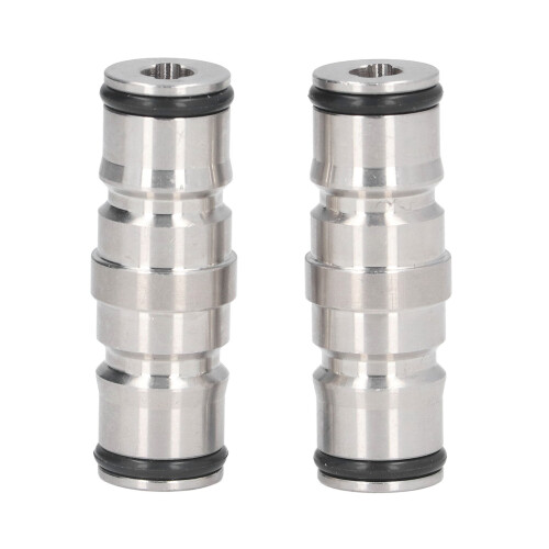 2 piezas Conector de poste Ball Lock, acero inoxidable 5x1.5x1.5cm 1