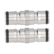 2x Ball-Lock-Verbindungsstück, Edelstahl 5x1,5x1,5 cm