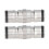 2 piezas Conector de poste Ball Lock, acero inoxidable 5x1.5x1.5cm 1