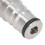 2 piezas Conector de poste Ball Lock, acero inoxidable 5x1.5x1.5cm 12