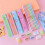 5-teiliges gemischtes Radiergummi-Stift-Set, Kunststoff/Holz-Set 6