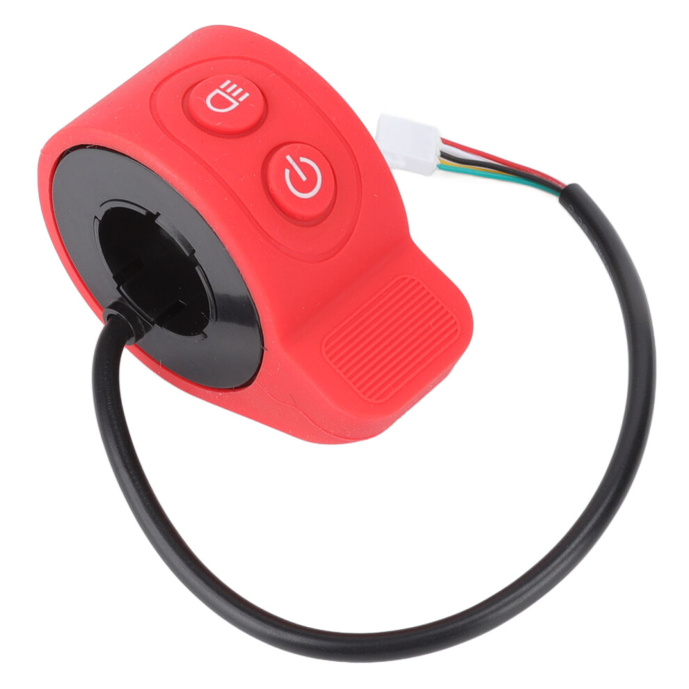 Red Electric Scooter Accelerator Sensitive Electric Scooter Thumb Finger Throttle Accelerator