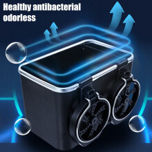 Caja de almacenamiento para reposabrazos del coche con porta vasos 181111.5