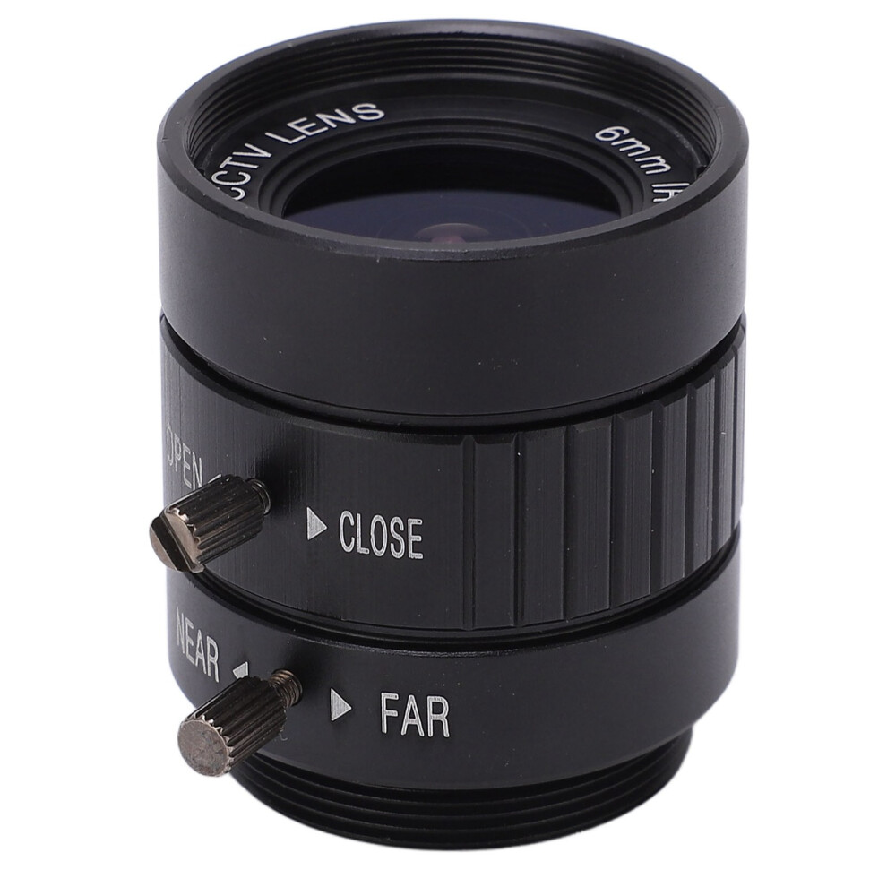 Cctv 3Mp Lens Cs Mount 6Mm Focal Length Manual Iris Focus For Surveillance Camera Diy 8781321419956