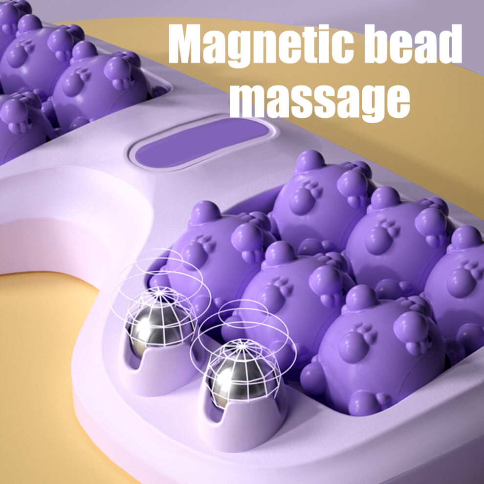 Foot Massager Roller Plantar Fasciitis Relief Heel Arch Foot Relaxation Acupressure Foot Massager for Women Men Purple